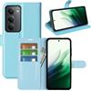 Fertuo Cover per Xiaomi Redmi 15, Custodia Portafoglio Cover a Libro in Pelle Flip Case Sottile con Silicone Bumper, Fibbia Magnetica, Porta Carte e Kickstand, Blu