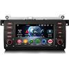 Erisin 7 Pollici 8-Core Android 16 GPS Navigatore DAB+ Autoradio per BMW Serie 3 E46 318 320 325 M3 Rover 75 MG ZT Supporto Bluetooth 5.0 Wireless CarPlay Android Auto DSP WLAN OBD2 ADP2 RDS 4GB+64GB