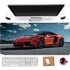 RTGGSEL 31.5x11.8 pollici antiscivolo lungo esteso grande tappetino mouse da gioco con bordi cuciti xl laptop tastiera mouse tappetino