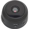 Sxhlseller Piccola Telecamera WiFi, Mini Registratore Videocamera 1080P Supporto NightVision per Android per IOS, Rotazione di 360 Gradi, Telecamera di Sorveglianza Ricaricabile per Casa