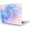 HLAAJJX Custodia per Macbook Pro 15 pollici 2015 2014 2013 2012 Pubblicazione Modello A1398 con display Retina, Copertina Rigida in Plastica Protettiva, Rosa Blu