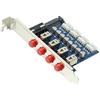JMT 4 vie HDD Power Control Switch Selettore Hard Drive SATA Switcher SATA Large 4 pin alimentato scheda di espansione