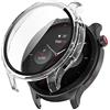 GMUJIAO [2 Pack Cover per Amazfit GTR 4,Custodia Rigida con Vetro Temperato,Protezione Totale Ultra Sottile HD Clear Pellicola Protettiva-Trasparente