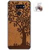 Tumundosmartphone Cover TPU Gel per LG K40S Disegno Disegni - Cuoio 03