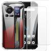 Shantime Set 2 Pellicole in Vetro Temperato + Custodia TPU Compatibile con Hotwav Hyper 7 Pro 5G, Cover Antiurto e Proteggi Schermo Incluso