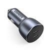 UGREEN Caricabatteria da Auto USB C 40W 2 Porte, Caricatore Accendisigari Compatibile con iPhone 12 Pro 11 XR X 8 iPad Pro 2018 Galaxy S21 S20 Note 10 S10 Xiaomi Mi 9 Redmi Note 8 Pro