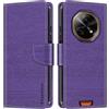 Shantime Custodia Portafoglio in Pelle Compatibile con Doogee Fire 7, Cover Colorata Flip con Portacarte, Chiusura Magnetica Protettiva(Viola)