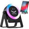Generic Altoparlante a induzione, lettore audio portatile da scrivania, cassa audio wireless 4 in 1 con luce RGB da 10 x 8,9 x 13 cm, mini amplificatore per sala conferenze, ristorante, camera da letto, uso