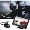 TOTMOX Kit telecamera per retromarcia per auto, monitor LCD TFT digitale da 4,3'' + telecamera di backup HD con visione notturna a infrarossi, grandangolo 170°, impermeabile IP67