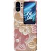 BLOTECH per Oppo Find N2 Flip Custodia Protezione,Donna Custodia Carino per Oppo Find N2 Flip Woman Cute Case Rosa e Viola Stampa,Kawaii Girly Custodie per Telefoni Pieghevoli Custodia per Oppo Find N2 Flip
