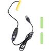 Wilgure USB 5 V2 A fino a 1 5 V 3 V 4 5 V AA falsificata batteria eliminazione cavo di alimentazione per 1-3 batterie 1 5 V AA LR6 sostituzione