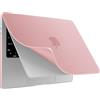 Alogy Custodia compatibile con Macbook Air 13.6 - M2/M3 2022/2023/2024/2025, Custodia protettiva flessibile ultra sottile, compatibile con MacBook Air 13.6, antiscivolo trasparente rosa opaco