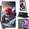Haninsuze Cover per Nokia G42 5G Custodia Cover Pelle Libro Portafoglio con Porta Carte Magnetica Protezione Antiurto Cuoio Flip Case Custodia Cover per Nokia G42 5G, Rose