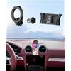 MaserWeller Supporto per telefono da auto per Porsche 718 2017-2025, rotazione a 360°, compatibile con MagSafe, il supporto per telefono cellulare non influisce sulla presa d'aria