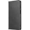 Mixroom - Custodia Cover Case a Libro Nero per Samsung Galaxy S23 ULTRA con Stand in Ecopelle Chiusura Magnetica Formato Portafoglio Parte Interna in TPU Morbida con Bordi Piatti