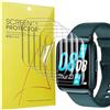 Blueshaweu Pellicola protettiva compatibile con smartwatch LETSACTIV ID205U, HD trasparente, pellicola protettiva flessibile in TPU [6 pezzi] per smartwatch LETSACTIV ID205U (trasparente)