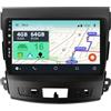 YUNTX [2+64G] Android 15 2 Din Radio con navigazione per Mitsubishi Outlander/Peugeot 4007/Citroen C-Crosser: [Integrato CarPlay/Android Auto/DSP/GPS/Bluetooth 5.0]-IPS 2.5D 9" Touch screen