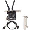 KAKAKE Scheda PCI E WiFi 6E, 5400 Mbps, Modulo AX210, Bluetooth 5.3, Adattatore di Rete Ad Alta velocità