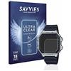 savvies Pellicola Protettiva per Casio AE-1200WH | 18 Pezzi Chiara Protezione Schermo Made in Germany Schermo Protettivo Trasparente