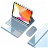 JZCZMCE Custodia con Tastiera per Samsung Galaxy Tab S10 Lite 10.9 2025 (SM-X400/X406), Tastiera Wireless Magnetica Staccabile, Custodia Protettiva Ultrasottile con Mouse Bluetooth,Blu
