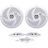 PIMAR marine equipment PIMAR Coppia di casse marine Slim 60W accessori barca nautica