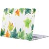 FFBOFFC Custodia Compatibile con MacBook 12 Pollici con Retina Display 2015 2016 2017 Rilascio A1534, Copertura Plastica Case Custodia Rigida Protettiva Cover, Foglie Verdi