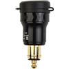 WheatThrive Adattatore caricabatterie per presa DIN per moto, impermeabile, doppio adattatore USB per presa di corrente per moto BMW F800 F650
