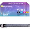 Woungzha TN321 Compatibile Cartuccia Toner Sostituzione per Konica Minolta BizHub C224 C224e C284 C284e C364 C364e (1 Nero)