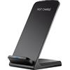 ARTGOS Caricabatterie wireless da 30 W, caricabatterie wireless (supporto), supporto for telefono dock station for ricarica rapida for telefono Risparmio Di Spazio (Color : 30W Black, Size : 1)