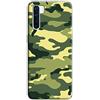 Mixroom - Cover Custodia Back case In TPU Silicone Morbido Per OPPO A91 Fantasia Mimetica Militare F87