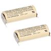 Akkuman.de Akkutechnik vom Fachmann 2 batterie FDK al litio 3 V CR17450SE CR 17450 SE-FT1 A - Cella Print 2/1 + +/- Batteria Set - A 17450 FDK Cooperation