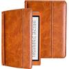 Andy Case Custodia per Kobo Glo N613 6 sottile, leggera e protettiva per Kobo Glo N613 da 6, con funzione di accensione e spegnimento automatico (marrone)