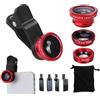 Generico 3in1 SET lenti KIT universale FishEye Grandangolo Macro per Smartphone Cellulare