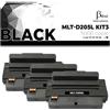Betaink 3 Toner Nero compatibili con MLT-D205L 5000 copie l'uno per stampanti Samsung ML-3300-3300 3310 3710 3312 3712 3310ND 3312ND 3710ND 3310D 3710D SCX-5739 5639 5737FR 4833 5637FR 4833FD 4833FR