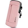 ONEFLOW Urban Sling per Honor Magic V5 Custodia per cellulare a tracolla, marsupio e bracciale combinati, borsa a tracolla con portafoglio per uomo e donna, rosa