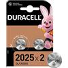 Duracell DUCR2025 - 2 batterie a bottone al litio (3 Volt)