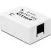 VR VETRINEINRETE Vetrineinrete® Filtro adsl Splitter telefonico RJ11 con 3 ingressi Femmina sdoppiatore per Linea telefonica Internet Modem connessione Router C13