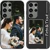 Yoedge Custom Cover Personalizzata Custodia per Samsung Galaxy S23 Ultra 5G 6,8 Personalizzato con Foto Testi, Personalizza Case con Immagine Personalizzabili Case per Samsung S23 Ultra 5G,Nero
