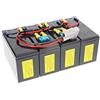 WSB CSB-SCD25 - Kit di batterie compatibili per APC RBC25 Plug & Play, compatibile con SU1400RMXLI3U SU1400RMXL3U SU1400RMXLIB3U