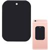 Generic Adesivi in metallo per telefono cellulare, adesivi per piastra per supporto auto per telefono cellulare, piastre metalliche ultra spesse da 0,5 mm con adesivo adesivo di ricambio accessorio