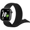 GIOPUEY Nylon Cinturini Compatibile con Honor Choice Watch 2i, Traspirante Sport Loop Cinturino in Morbido Nylon Intrecciato, Donne Uomo - Black