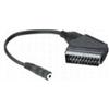 Transmedia Cavo adattatore Scart a jack 3,5 mm stereo, 0,2 m