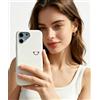 hdqICase Custodia Carina Compatibile con Fairphone 5 - Comoda Cover in TPU Morbido Bianco Animali Cartoni Case