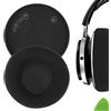 GEEKRIA Cuscinetti auricolari di ricambio in velluto Comfort Geekria compatibili con Philips Fidelio X2HR, X1—cuscinetti auricolari, parti di riparazione (nero)