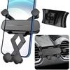 LUNQIN Supporto per telefono per auto per Porsche 718 Boxster Cayman Accessori per auto Decorazione interna Mobile Cellulare Smartphone Staffa