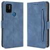 Jiajihua Custodia Compatibile con Umidigi A7 Pro Portafoglio [Doppio slot per schede][Flip Stand][Custodia del telefono][Chiusura magnetica] Blue