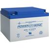 Heib Batteria al piombo Powersonic PS 12260 - Powersonic PS12260 - Powersonic PS-12260 con approvazione VD - 12 V 26,0 Ah - Batteria ricaricabile sigillata (SLA) - AGM/piombo non tessuto