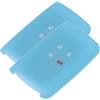 mt key 2x Soft Case Protezione Cover Chiave per auto blu fluorescente per Renault Megane Kadjar Clio Captur
