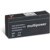 akku-net Batteria al piombo akku-net (multipower) MP3-8, 8V, Lead-Acid