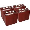 Akkuman.de Akkutechnik vom Fachmann Set di 4 batterie 6V 225Ah per piattaforma di lavoro Genie GS-2646 GS-3246 GS-2046 GS-2632 GS-2032 GS-2046 GS-1930 GS-1530
